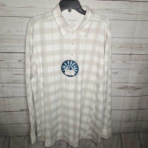 SAN SOLEIL MEN'S SZ XXL  LS GOLF TOP POLO NEW